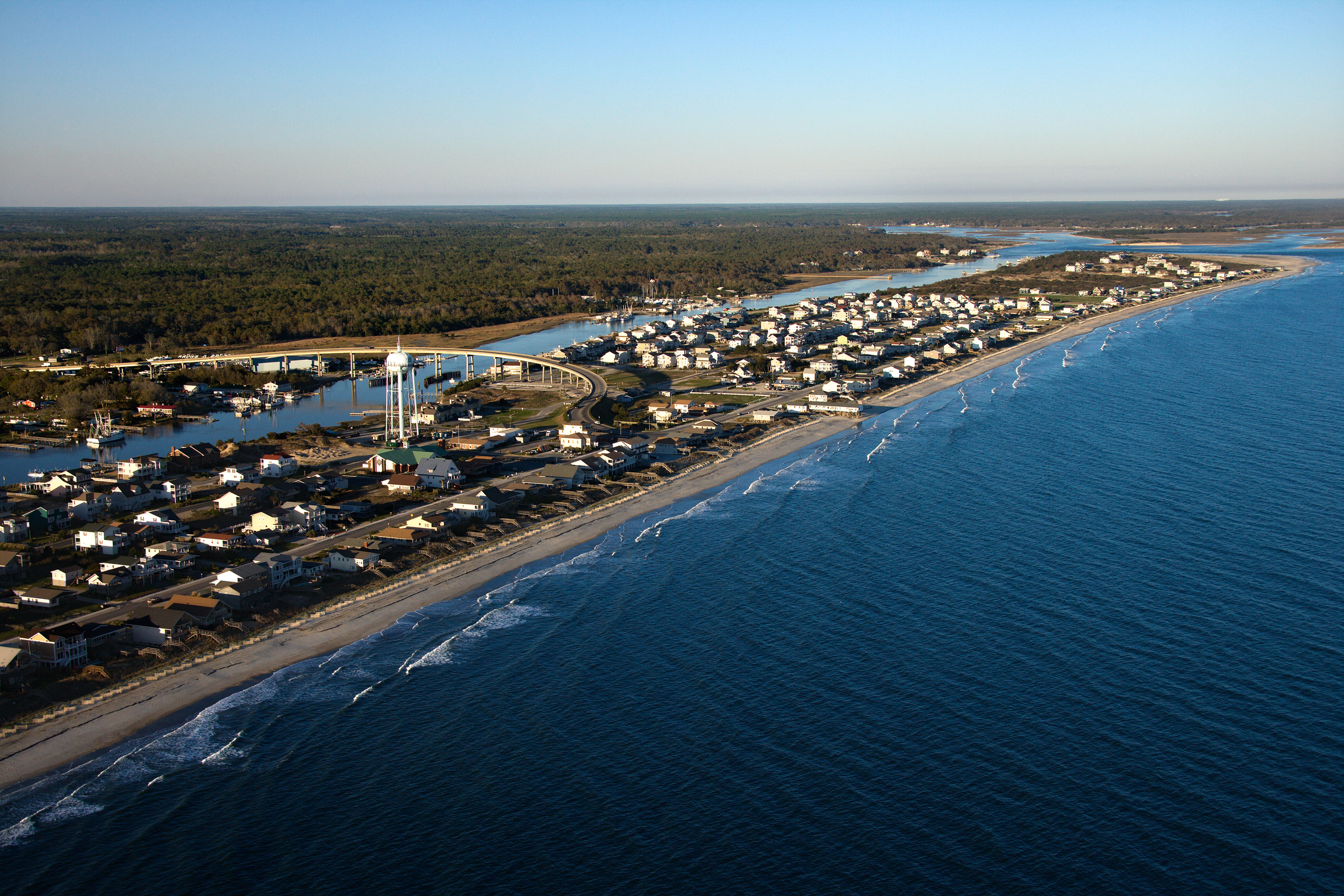 Holden Beach from a drone