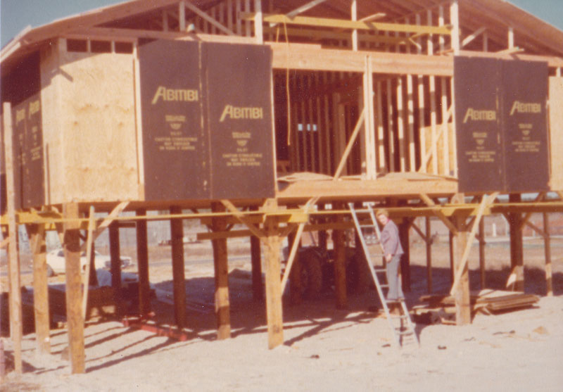 Home construction on Holden Beach