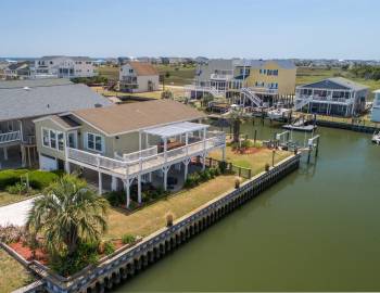 Under the boardwalk in Holden Beach