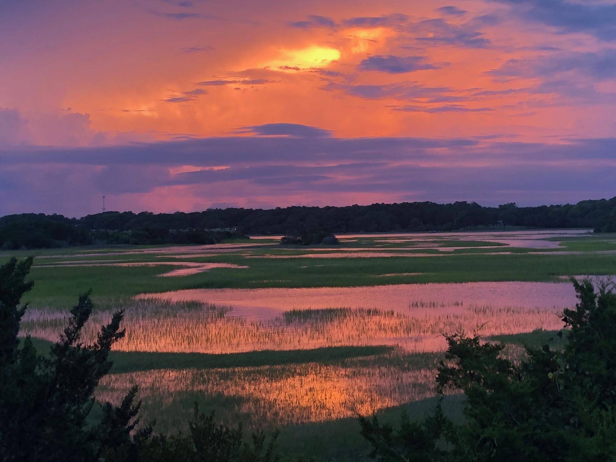 sunset on marsh 738 ocean blvd w