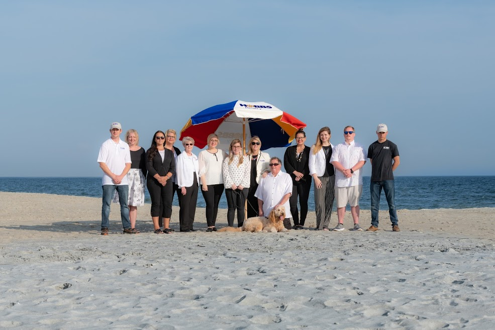 hobbs realty team on beach