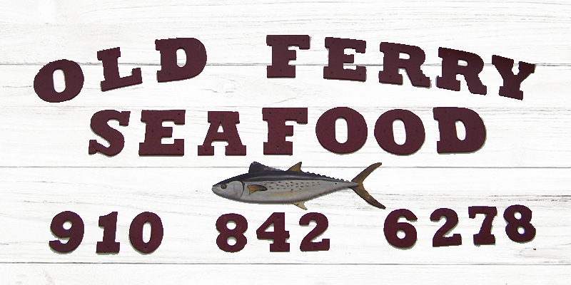 Old Ferry Seafood Sign