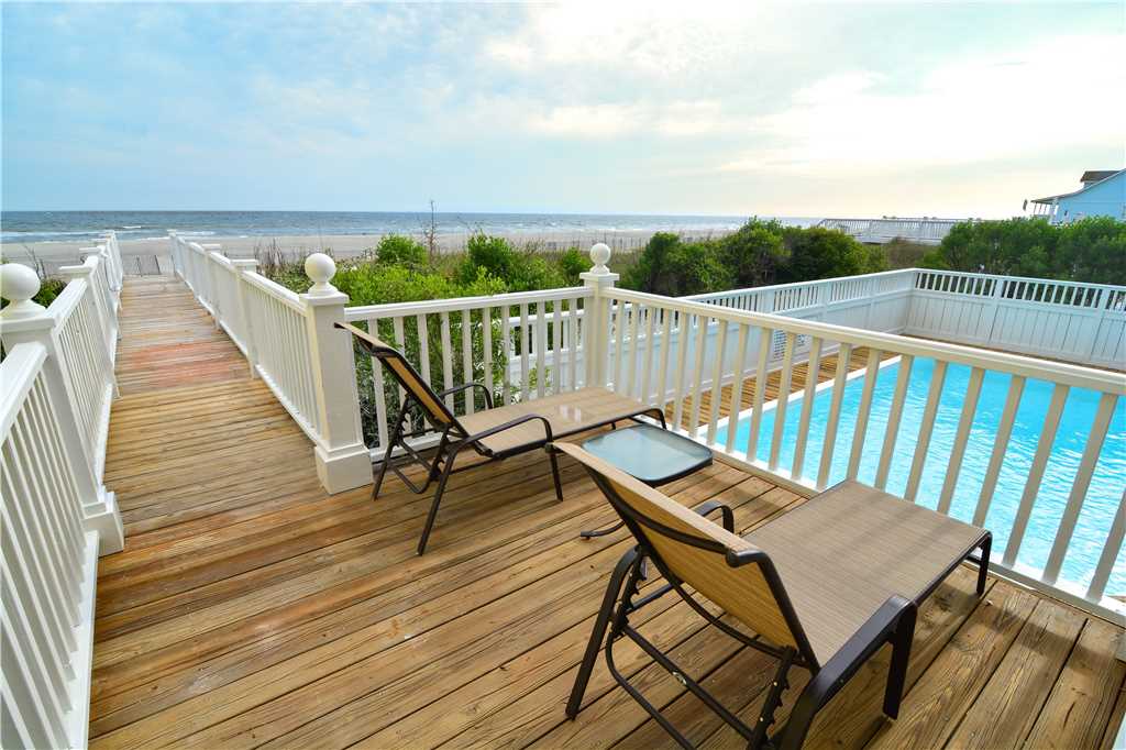 holden beach oceanfront vacation rental with pool