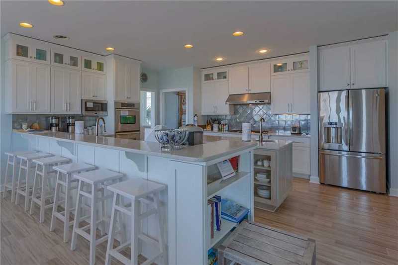 Sea'z The Dream 1363 OBW Kitchen - Holden Beach Vacation Rental