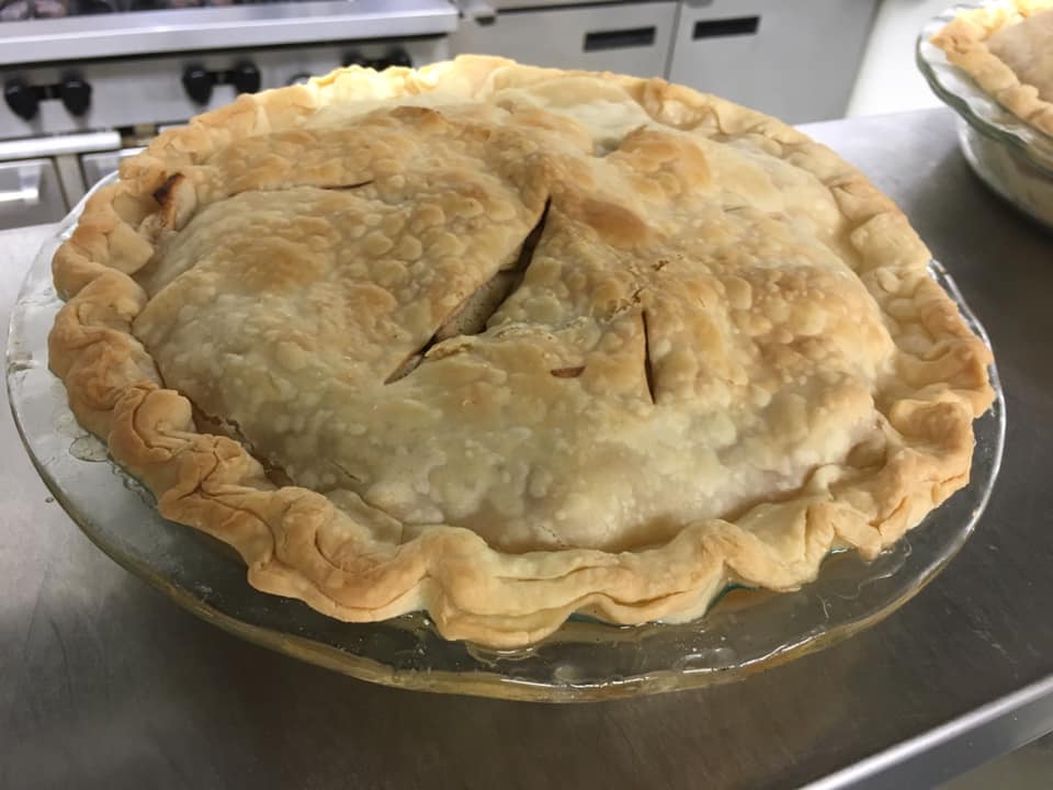 Homemade pie at The Cove