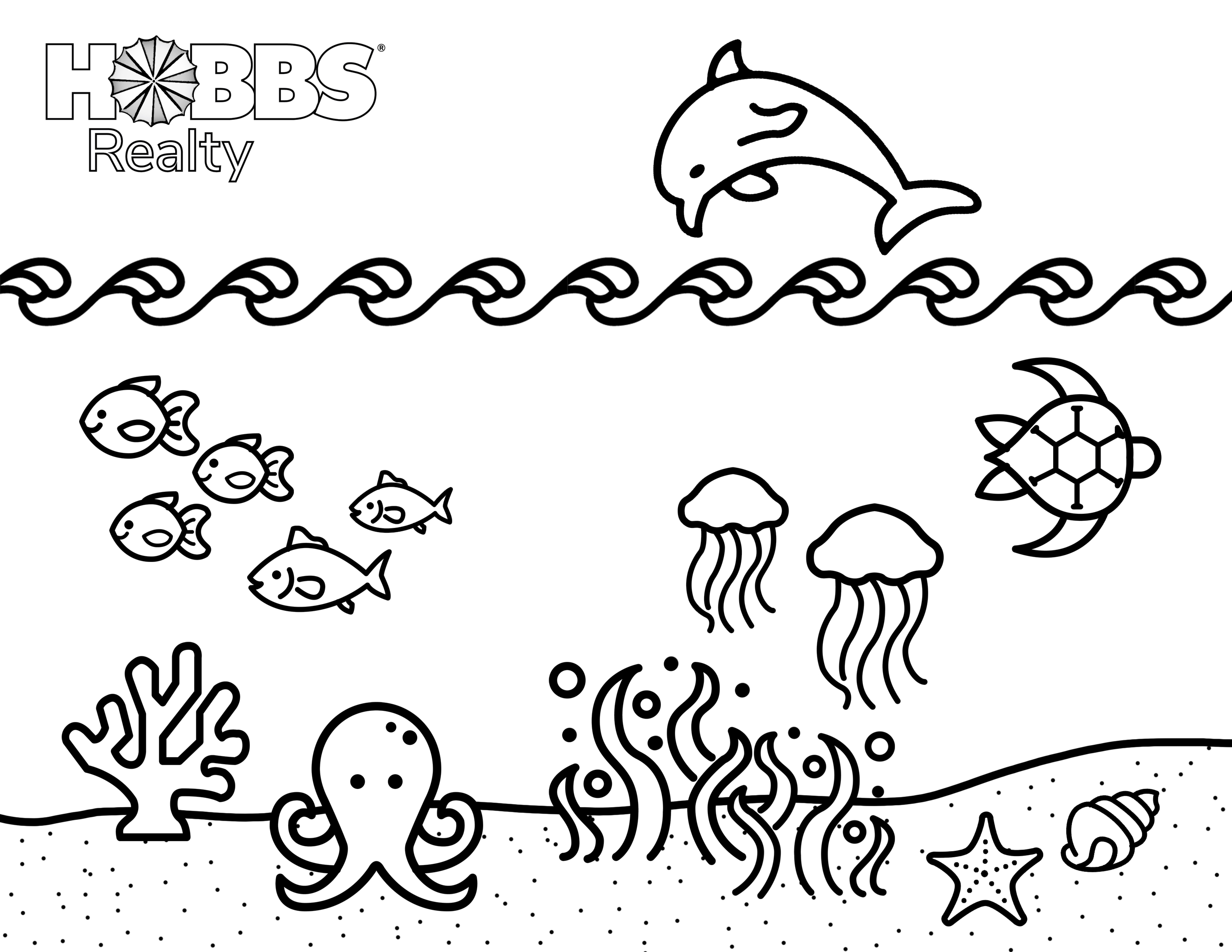 Beach Coloring Pages for Kids   Holden Beach Blog